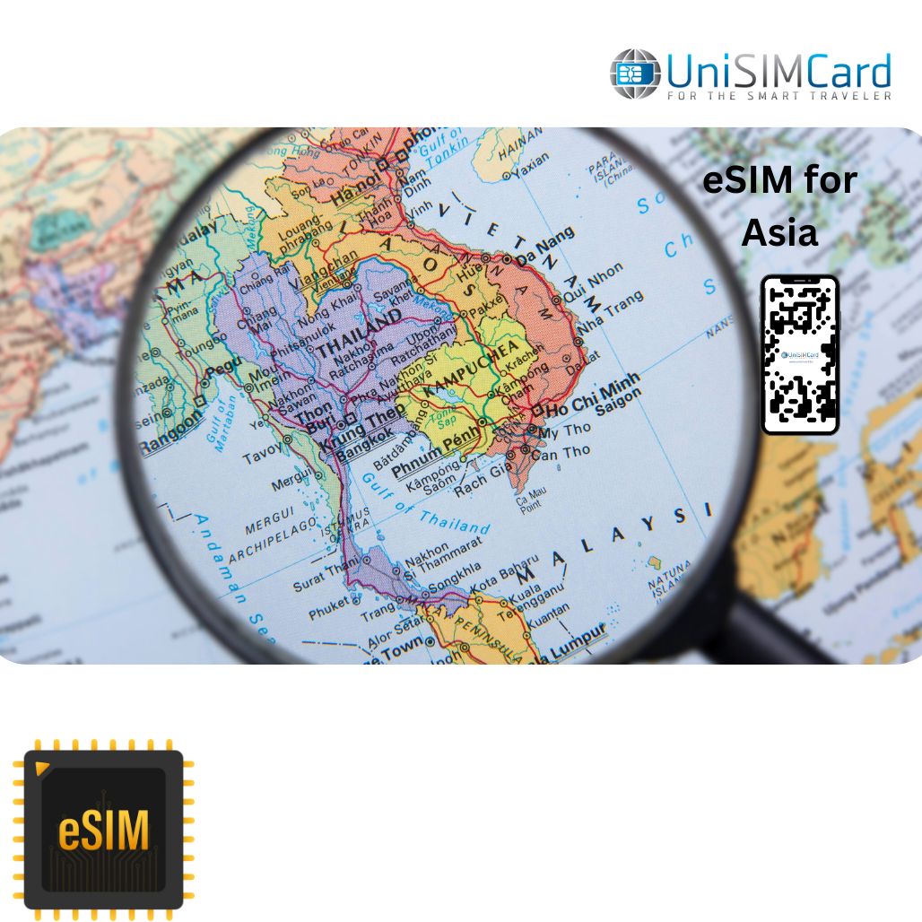 Esim Data Asia long duration