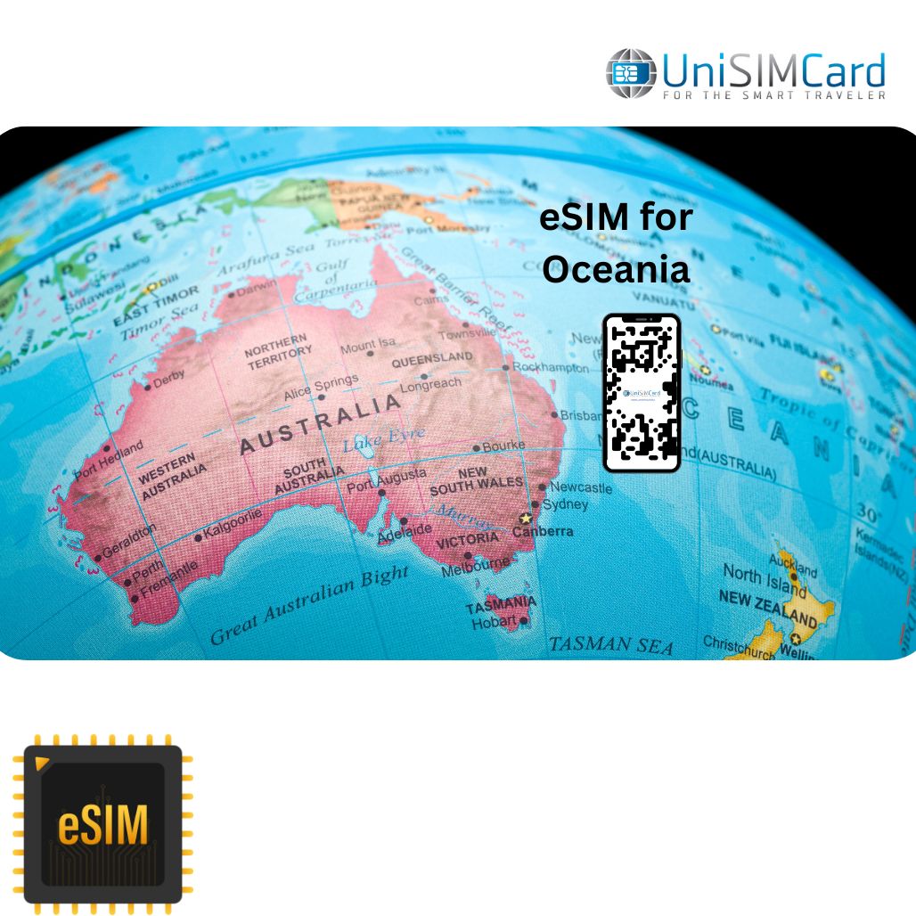 Esim Data Oceania